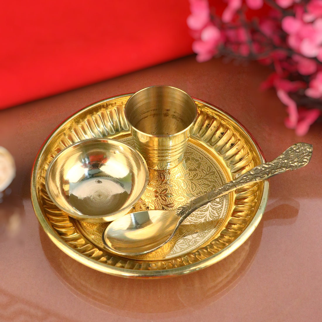 Laddu Gopal Pooja Bhog Thali Set (5 Inch)