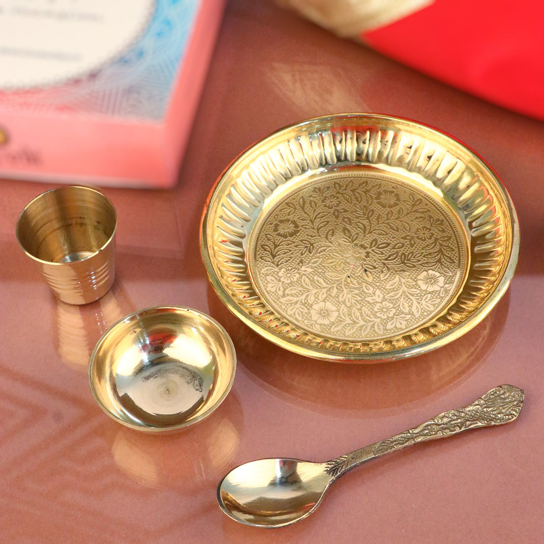 Laddu Gopal Pooja Bhog Thali Set (4.5 Inch)
