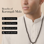 Karungali Mala 8mm with Sumeru Bead Govt Certified Original