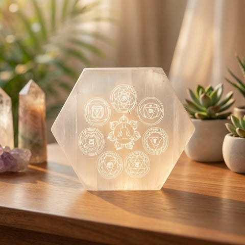 Salenite Crystal Charging Plate