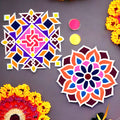 Set of 2 Rangoli Stencils | India’s Largest Pooja Accessories Brand – www.satvikstore.in