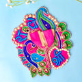 Shri Radhe Embroidered Peacock Dress for Laddu Gopal – India’s Largest Pooja Accessories Brand – www.satvikstore.in