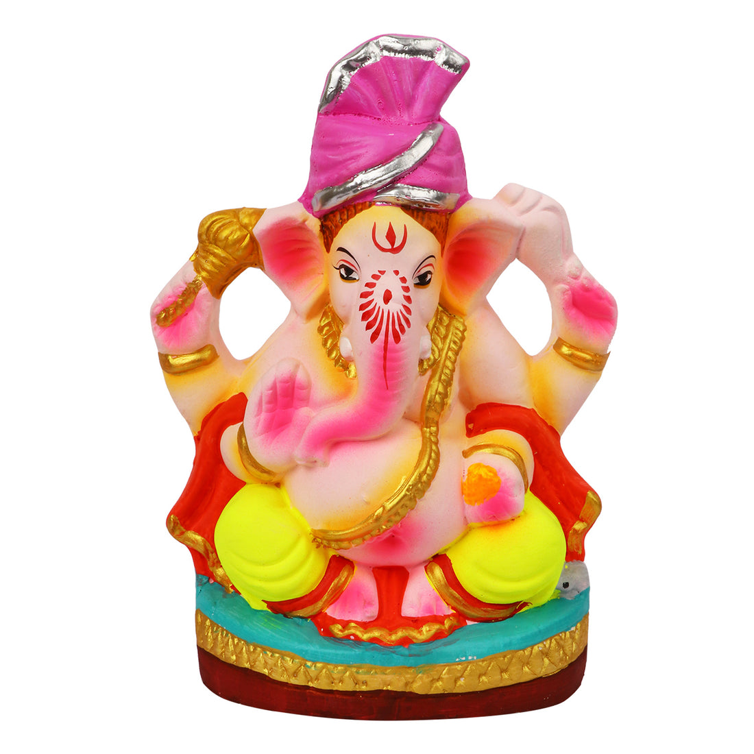 8 Inch Nandana Eco-Friendly Ganesha Idol