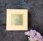Gold Plated Guru Ji Sukrana Charan Paduka Prayer Box