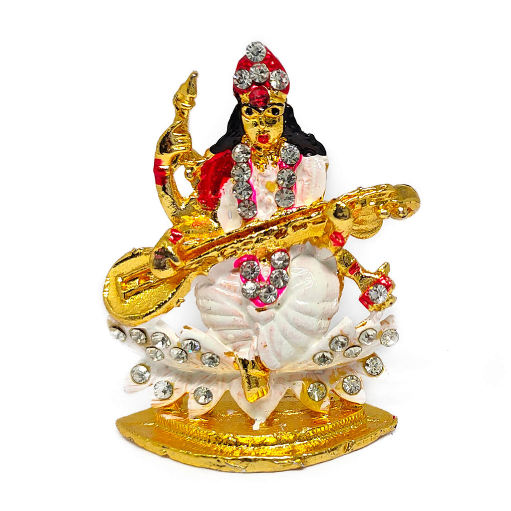 Saraswati Maa Idol Puja Store Online Pooja Items Online Puja Samagri Pooja Store near me www.satvikstore.in