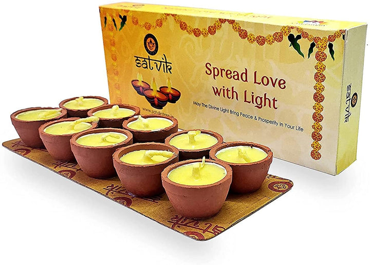 60 Min Cow Ghee Diya (Nitya Jyot) Puja Store Online Pooja Items Online Puja Samagri Pooja Store near me www.satvikstore.in