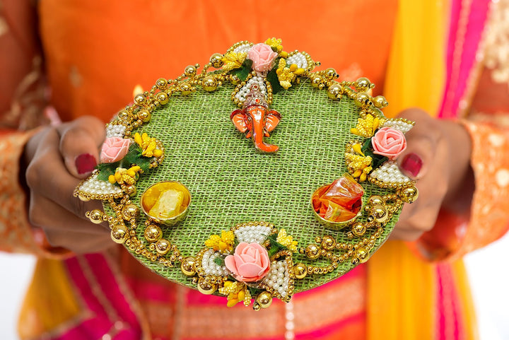 Fancy Traditional Aarti Thali Puja Store Online Pooja Items Online Puja Samagri Pooja Store near me www.satvikstore.in