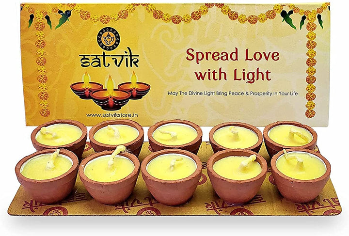 60 Min Cow Ghee Diya (Nitya Jyot) Puja Store Online Pooja Items Online Puja Samagri Pooja Store near me www.satvikstore.in