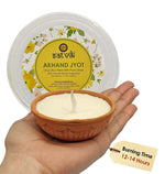 Pure Desi Ghee Akhand Jyot 12 to 14 Hours Burning Clay Diya Pack of 1