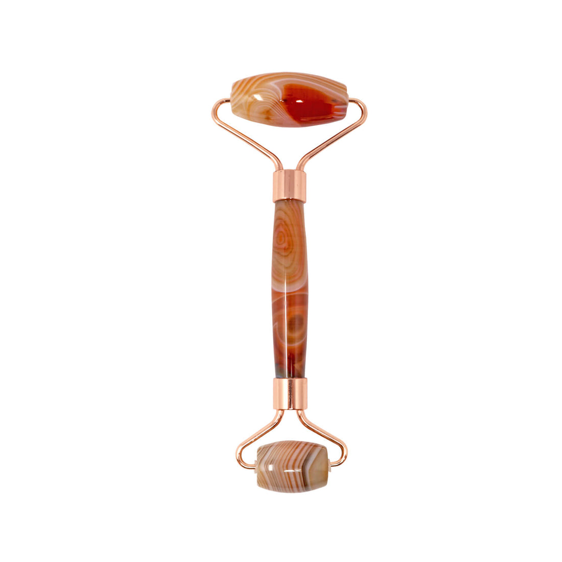 Carnelian Face Roller with Gua Sha for Glowing & Energized Skin