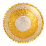 Decorative Embossed Silver Base Bowl
