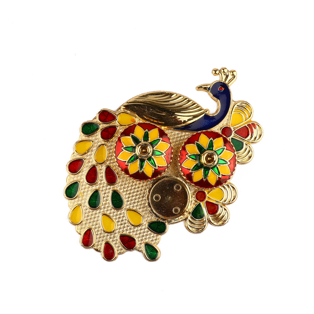 Alluring Peacock Roli Akshat Platter