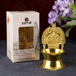 Brass Kamakshi Amman Diya (Small)