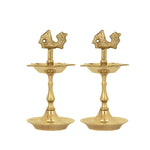 5 Inch Brass Peacock Kerala Diya
