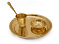 Special Gopal ji Bhog Pooja Thali 12.7cm (5 Inch) is a meticulously crafted offering plate designed for presenting prasad to Lord Krishna. Perfect for small rituals, it adds devotion and purity to your spiritual practices – India’s Largest Pooja Accessories Brand – www.satvikstore.in